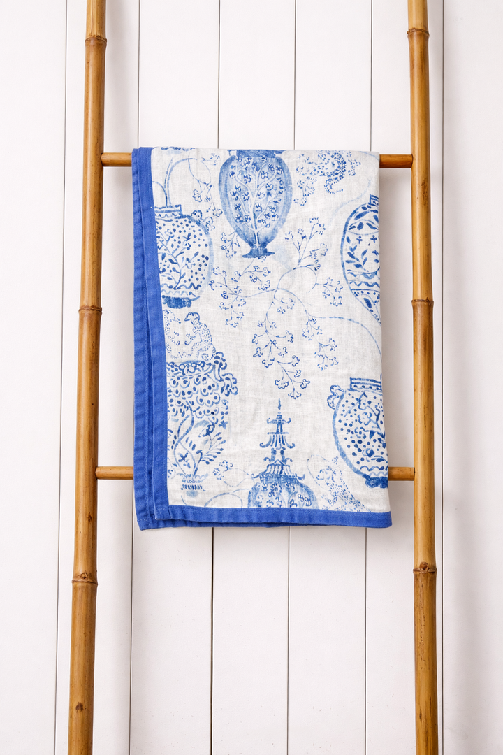 Chinoiserie Vases - Tea Towel