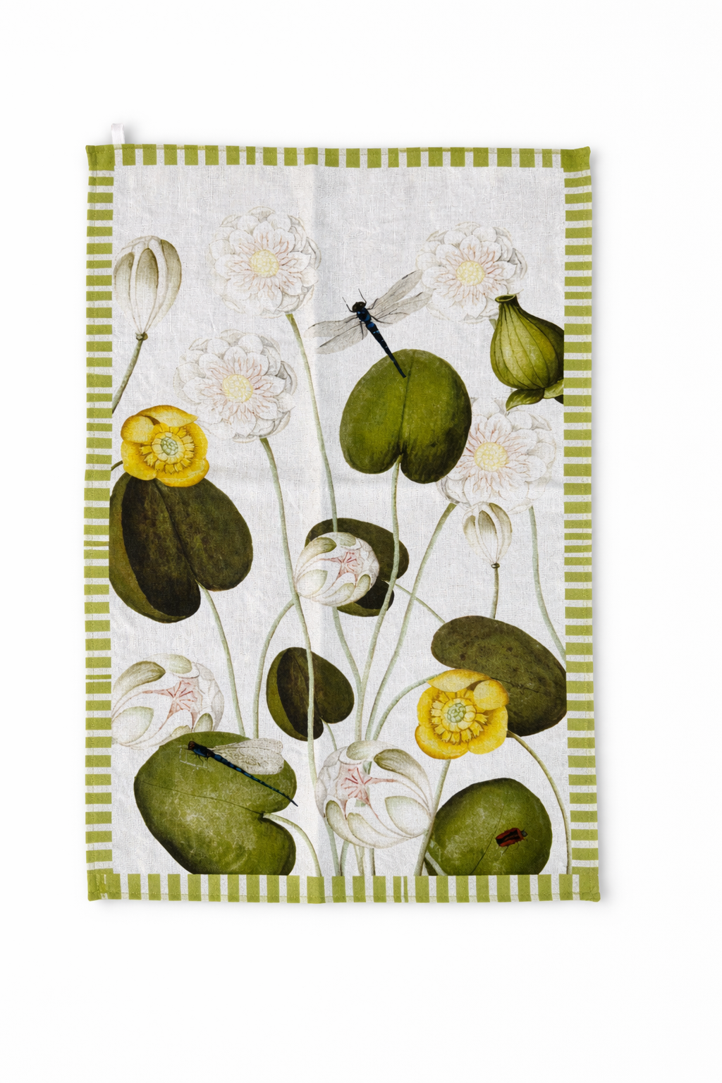 Water Garden - Green Tea Towel