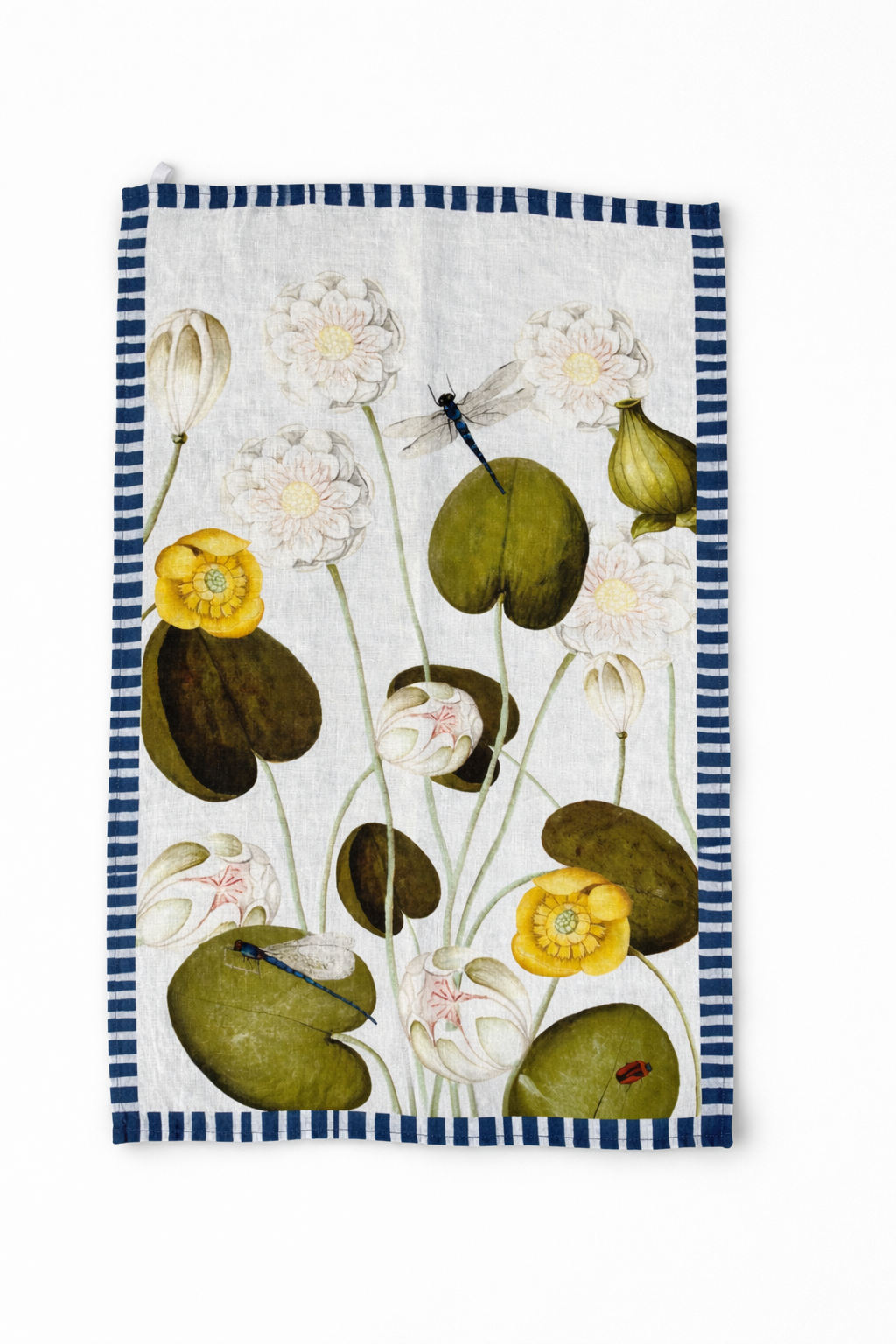 Water Garden - Navy Tea Towel