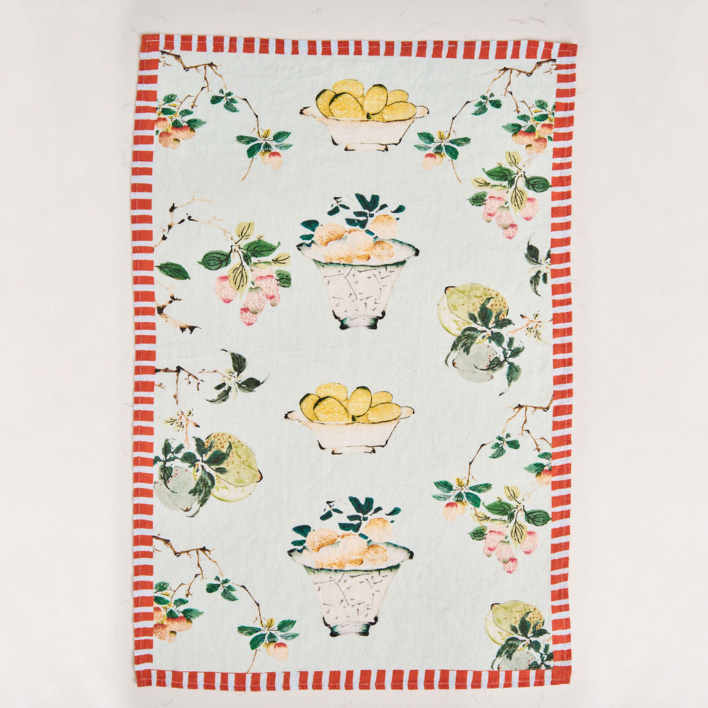 Fruit Bowl - Sky Tea Towel