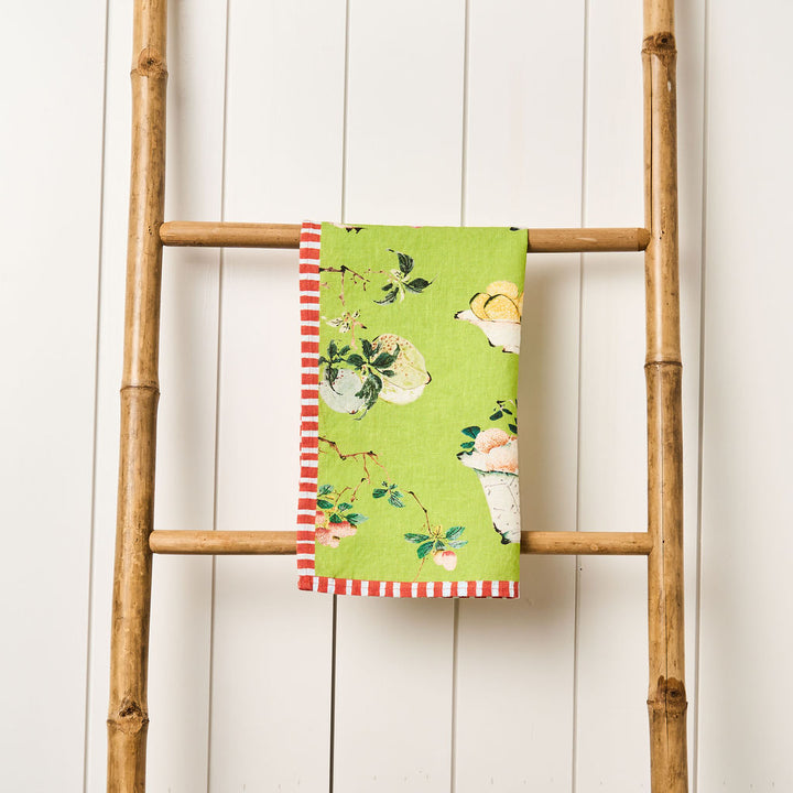 Fruit Bowl - Green Tea Towel