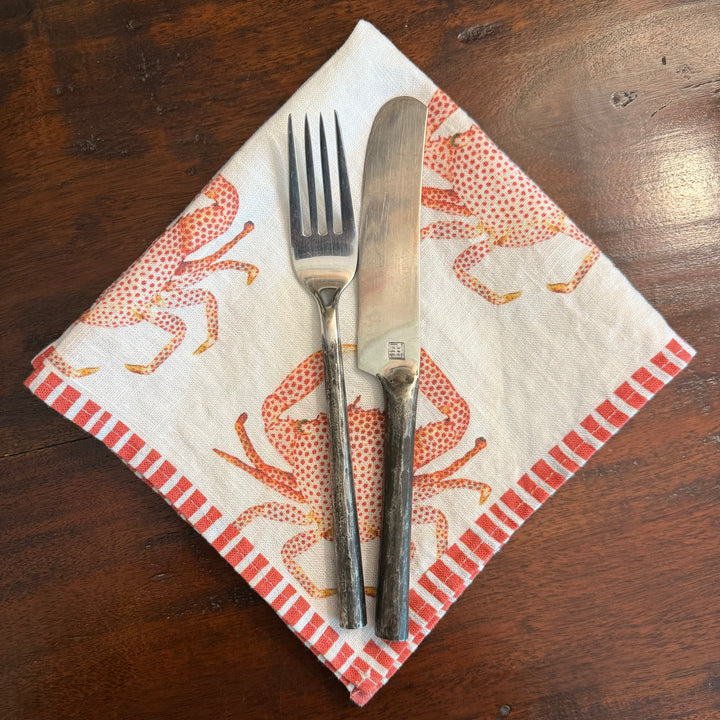 Red Crab - Dinner Napkin - 17.5x17.5