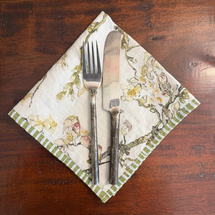 Almond Tree - Sky - Dinner Napkin 17.5x17.5