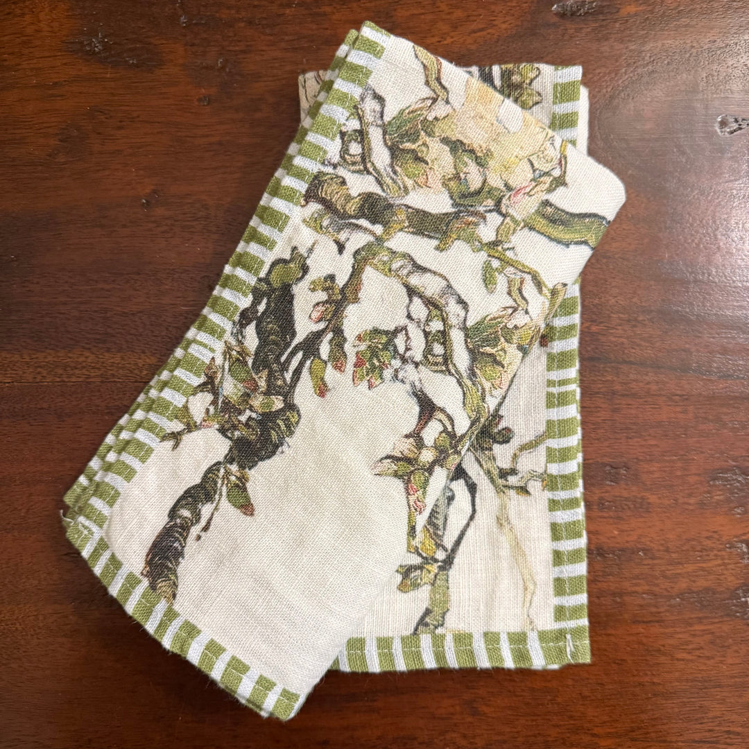 Almond Tree - Sky - Dinner Napkin 17.5x17.5