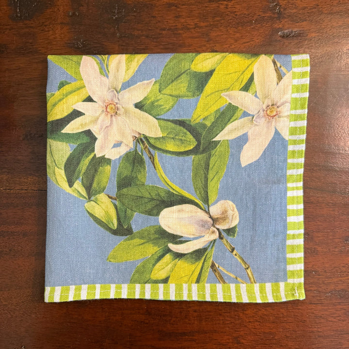 Magnolia - Indigo - Dinner Napkin 17.5x17.5