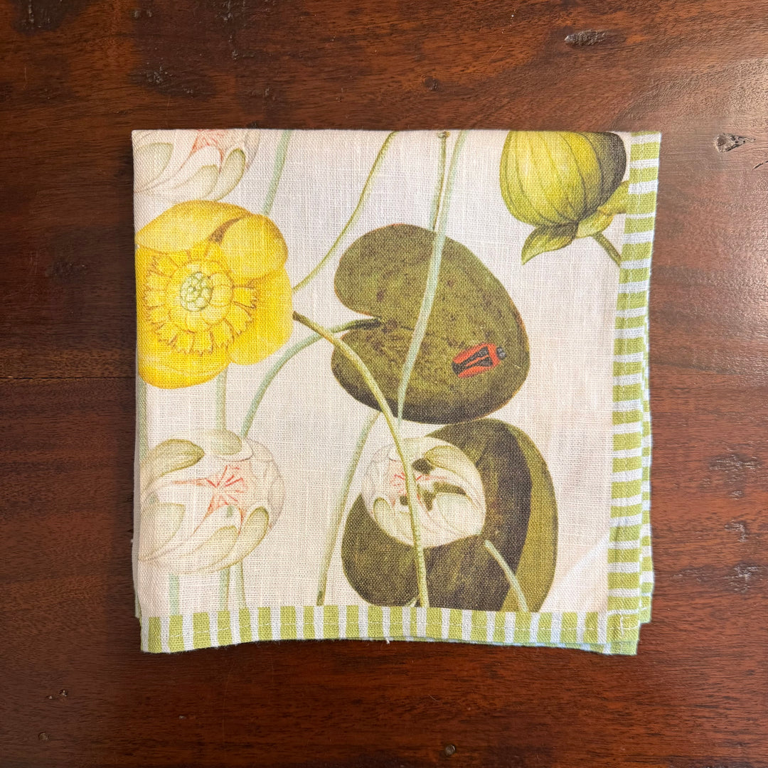 Water Garden - Green - Dinner Napkin 17.5x17.5