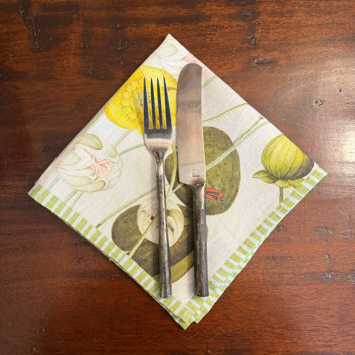 Water Garden - Green - Dinner Napkin 17.5x17.5