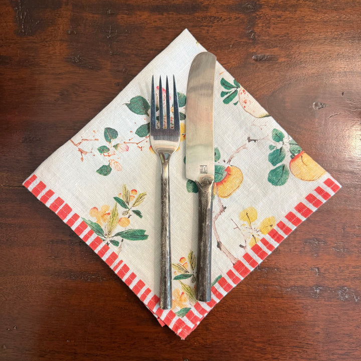 Pomegranates - Sky - Dinner Napkin 17.5x17.5
