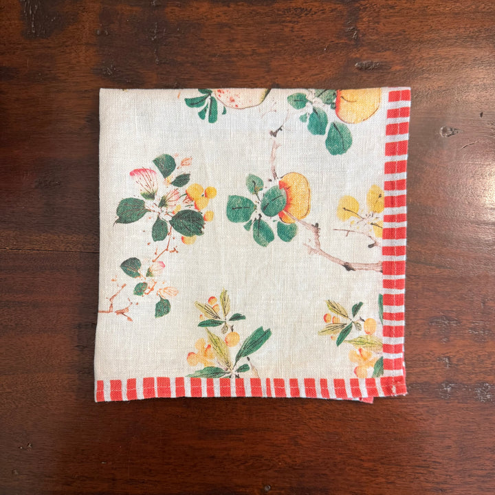 Pomegranates - Sky - Dinner Napkin 17.5x17.5