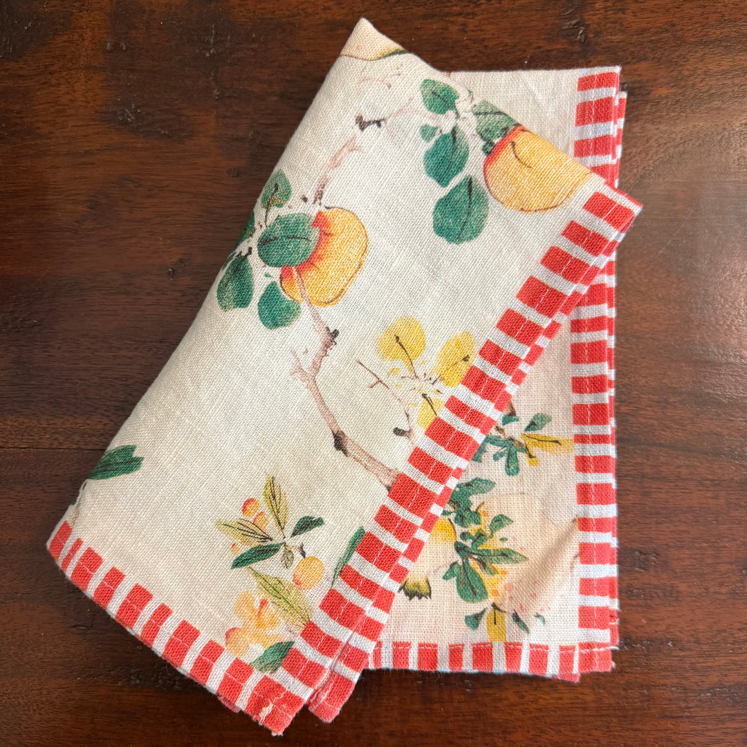 Pomegranates - Sky - Dinner Napkin 17.5x17.5