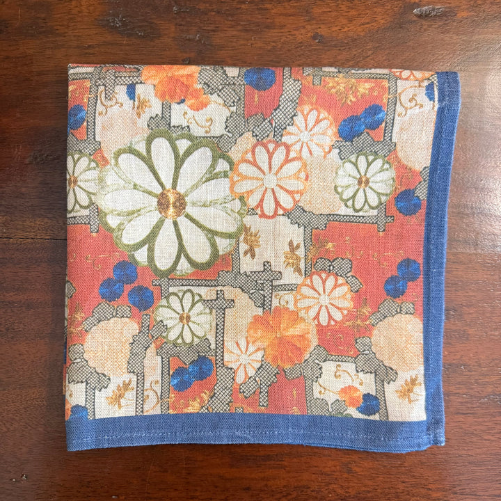 Kimono - Orange - Dinner Napkin 17.5x17.5