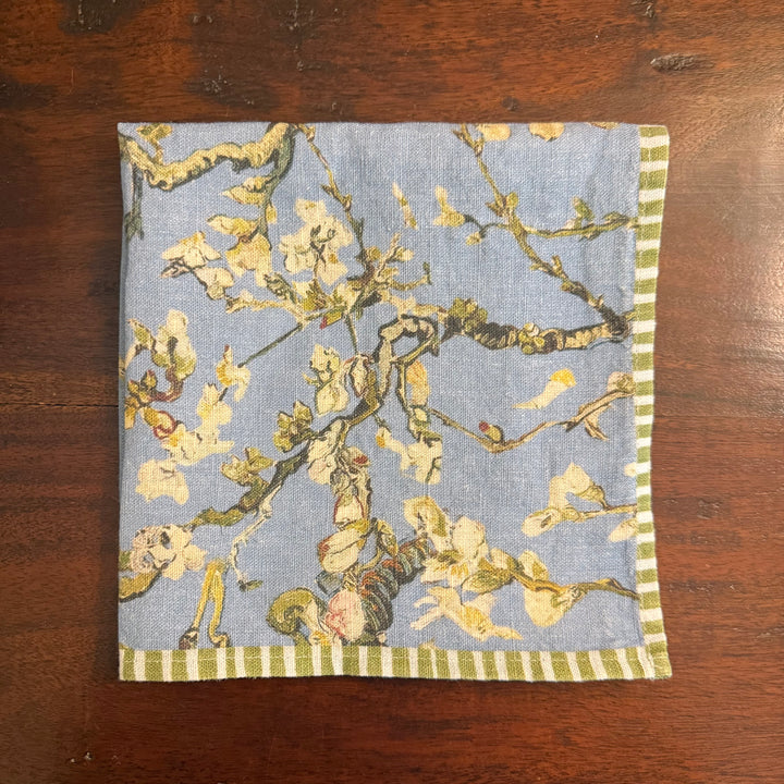 Almond Tree - Indigo - Dinner Napkin 17.5x17.5