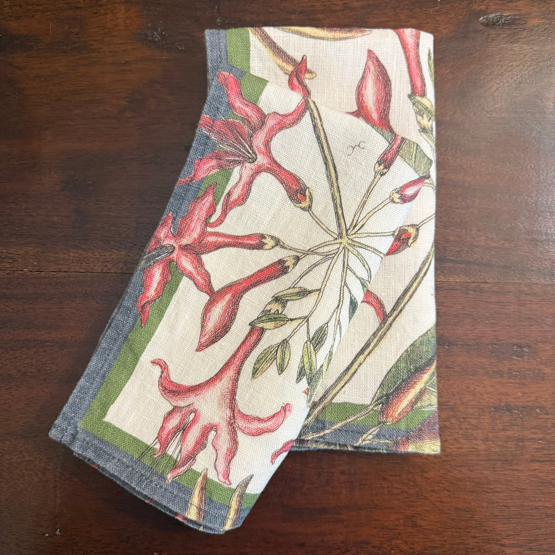 Botanical - Honeysuckle Dinner Napkin 17.5x17.5
